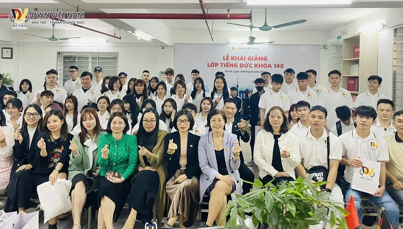 [Mỹ Đình, Hà Nội] Khai giảng khóa học tiếng Đức K148 với hơn 70 học viên
